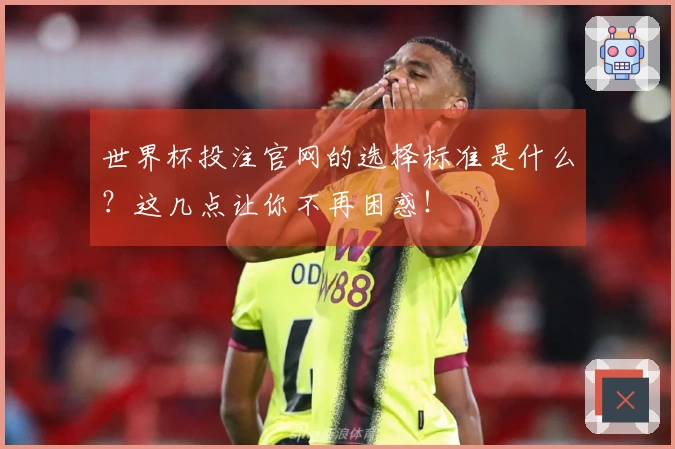 世界杯投注官网的选择标准是什么？这几点让你不再困惑！